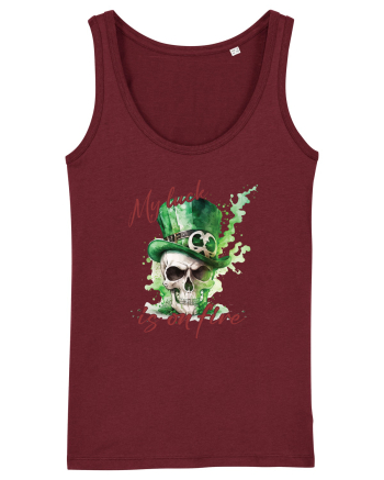 de St Patrick - My luck is on fire Burgundy