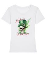 de St Patrick - My luck is on fire Tricou mânecă scurtă guler larg fitted Damă Expresser