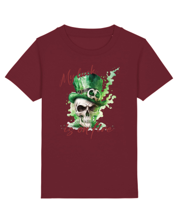 de St Patrick - My luck is on fire Burgundy