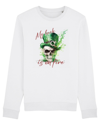 de St Patrick - My luck is on fire White