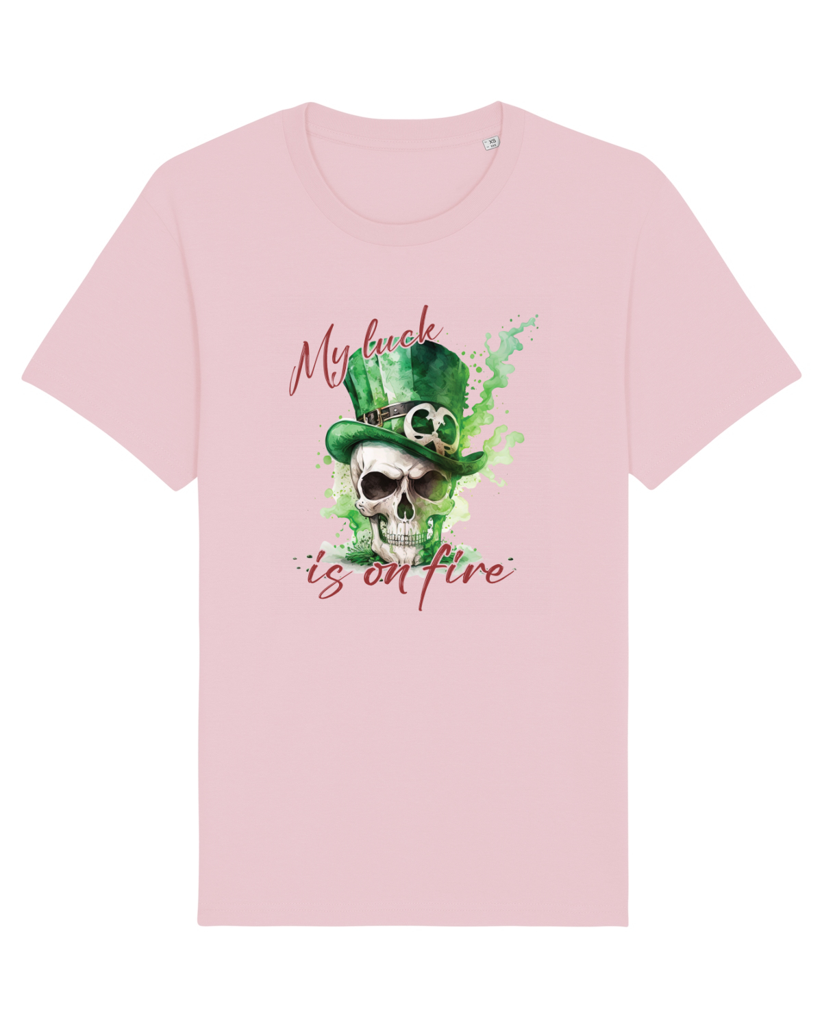 Tricou mânecă scurtă Unisex Rocker Cotton Pink