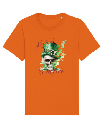 de St Patrick - My luck is on fire Bright Orange