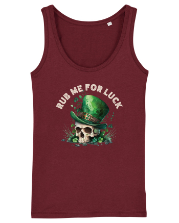 de St Patrick - Rub me for luck Burgundy