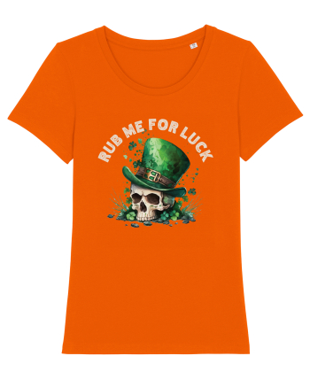 de St Patrick - Rub me for luck Bright Orange