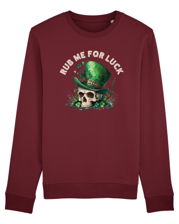 de St Patrick - Rub me for luck Burgundy