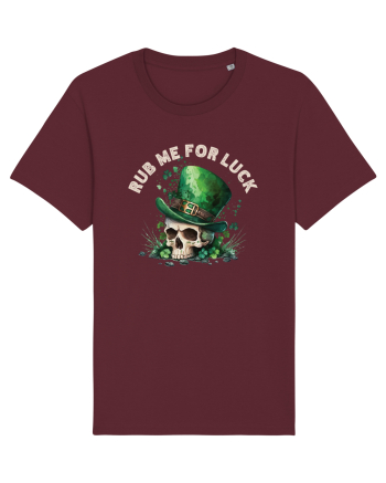 de St Patrick - Rub me for luck Burgundy