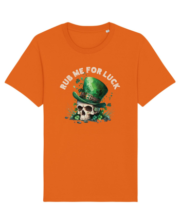 de St Patrick - Rub me for luck Bright Orange