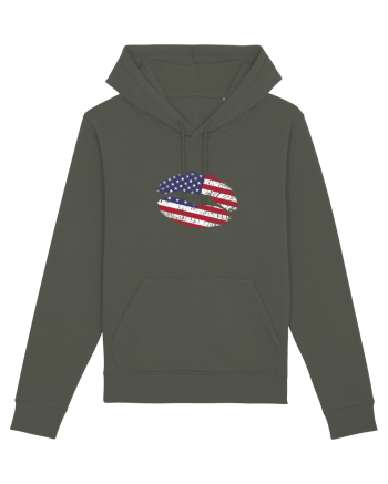 USA lips Khaki