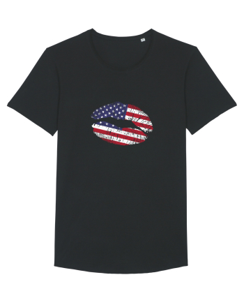 USA lips Black