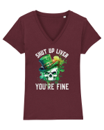 de St Patrick - Shut up liver Tricou mânecă scurtă guler V Damă Evoker