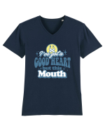 I've got a good heart but this mouth Tricou mânecă scurtă guler V Bărbat Presenter