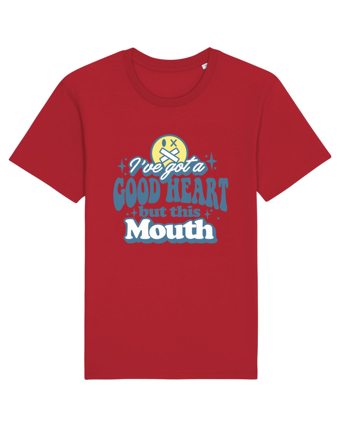 Tricou mânecă scurtă Unisex Rocker Red