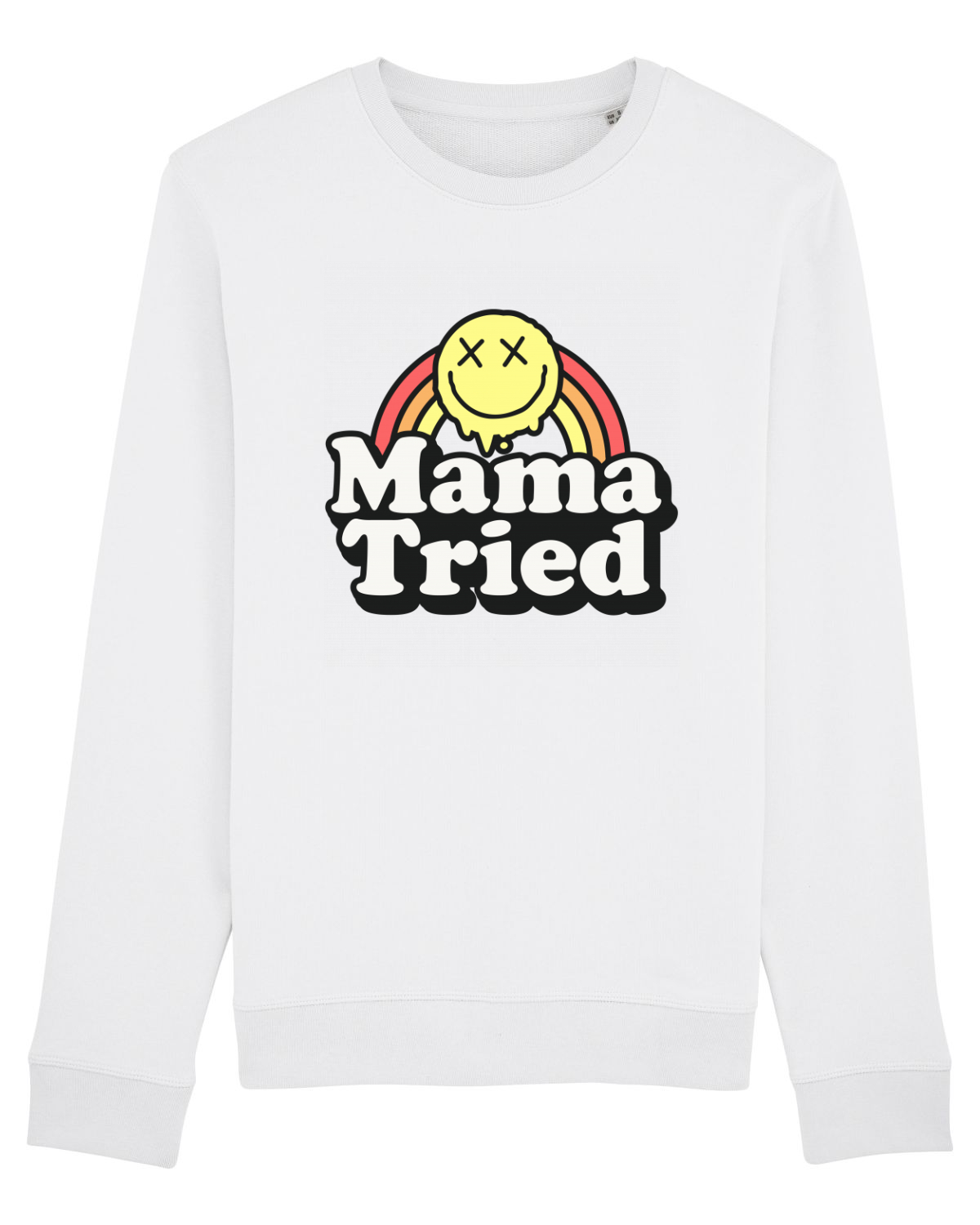 Bluză mânecă lungă Unisex Rise White