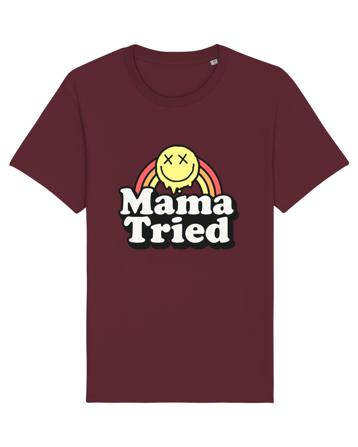 Tricou mânecă scurtă Unisex Rocker Burgundy