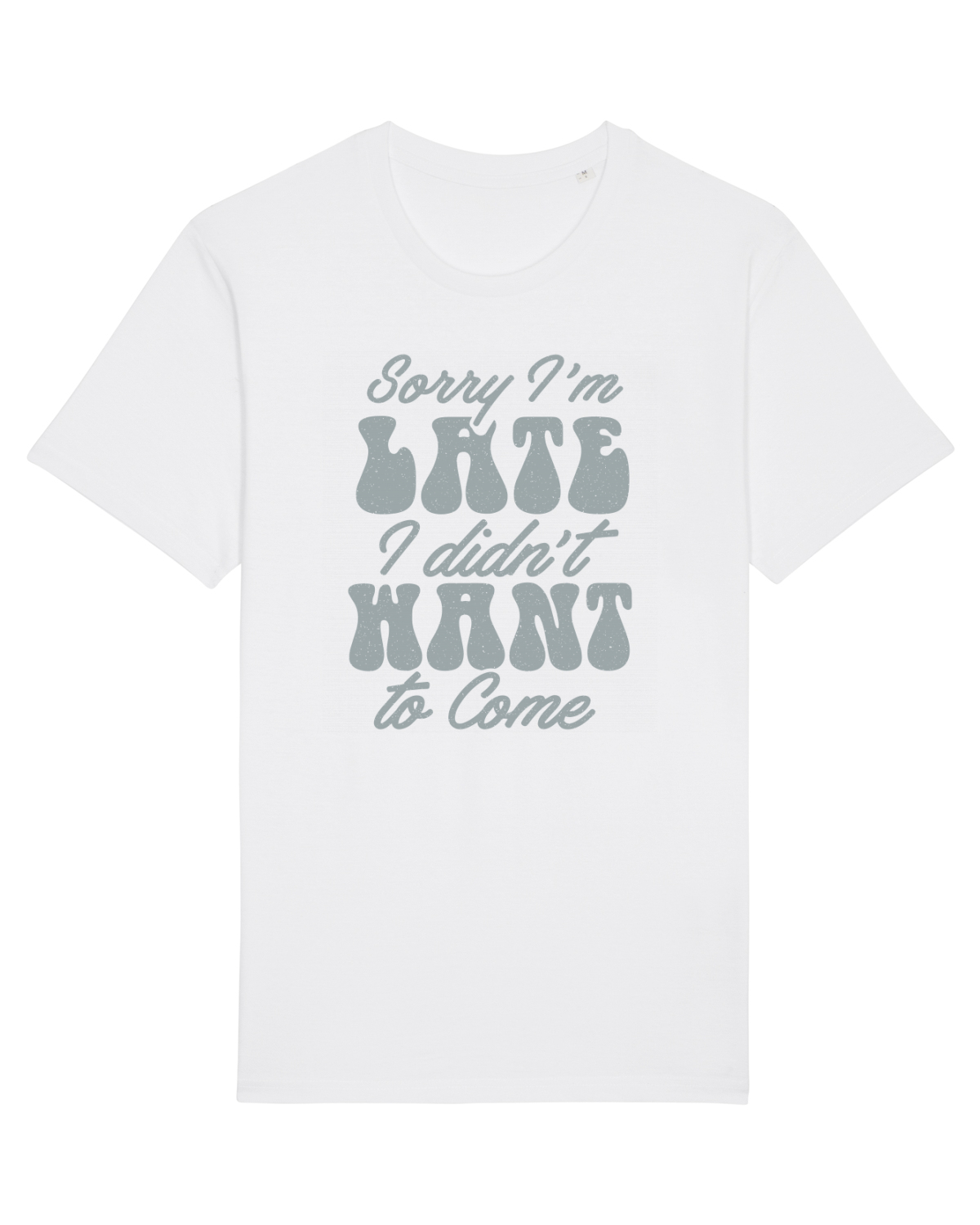 Tricou mânecă scurtă Unisex Rocker White
