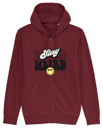 Stay weird Burgundy