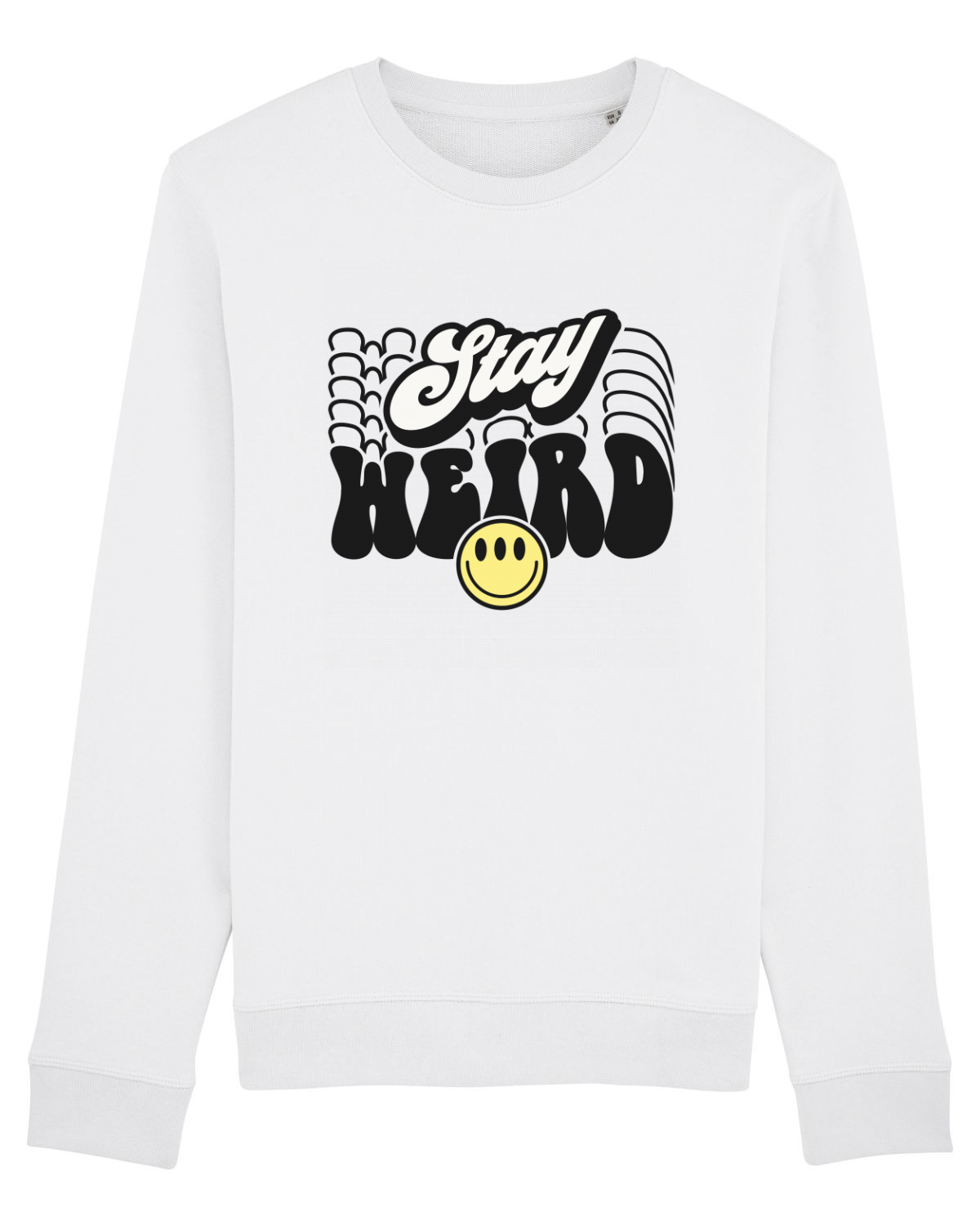 Bluză mânecă lungă Unisex Rise White