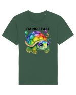 Broasca testoasa pictata in acuarela cu mesajul  Tricou mânecă scurtă Unisex Rocker