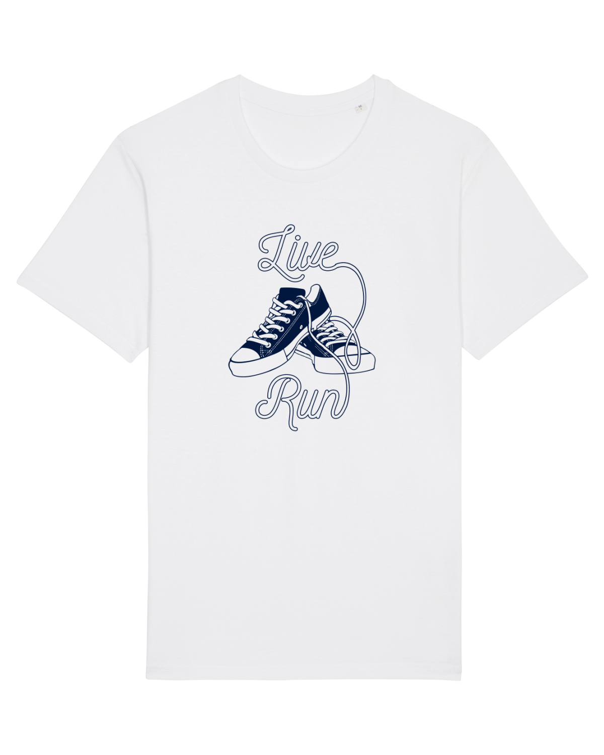 Tricou mânecă scurtă Unisex Rocker White