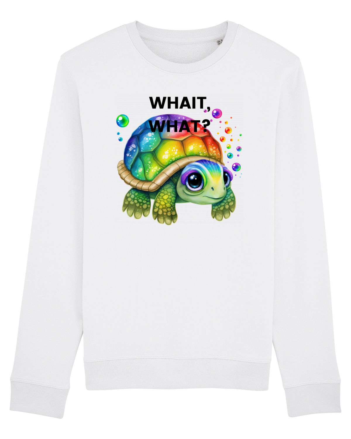Bluză mânecă lungă Unisex Rise White