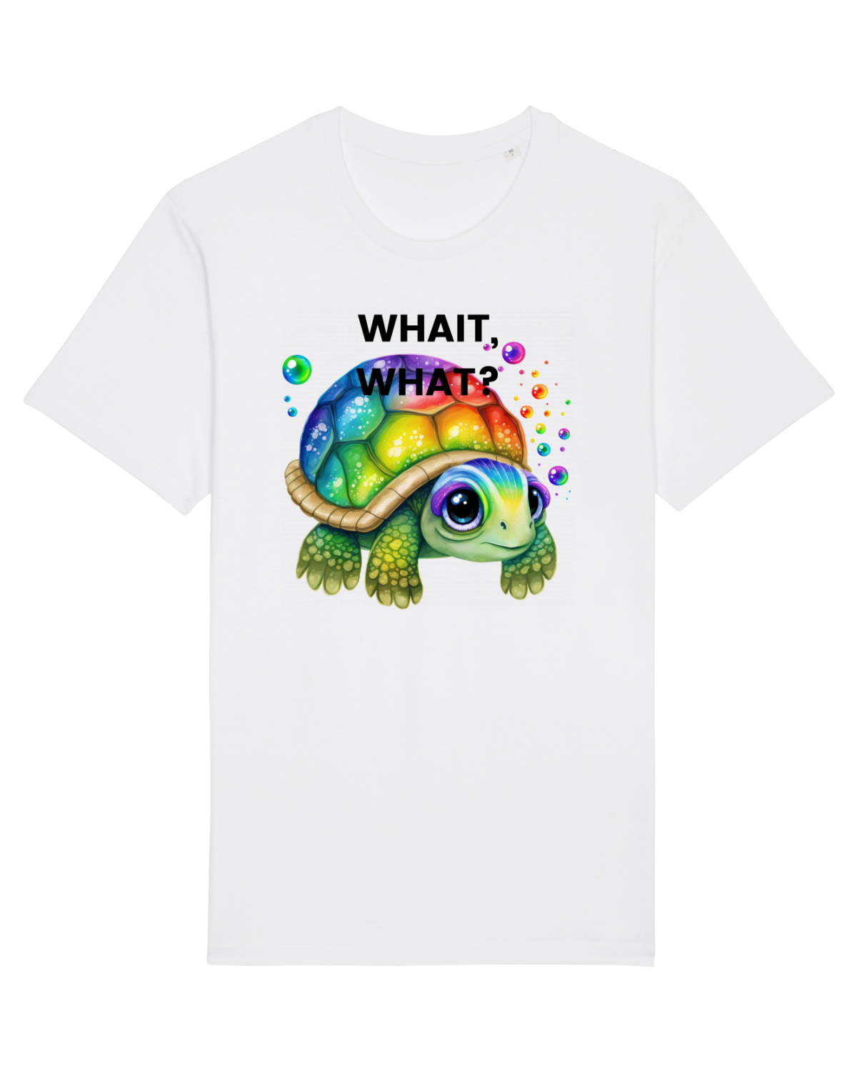 Tricou mânecă scurtă Unisex Rocker White