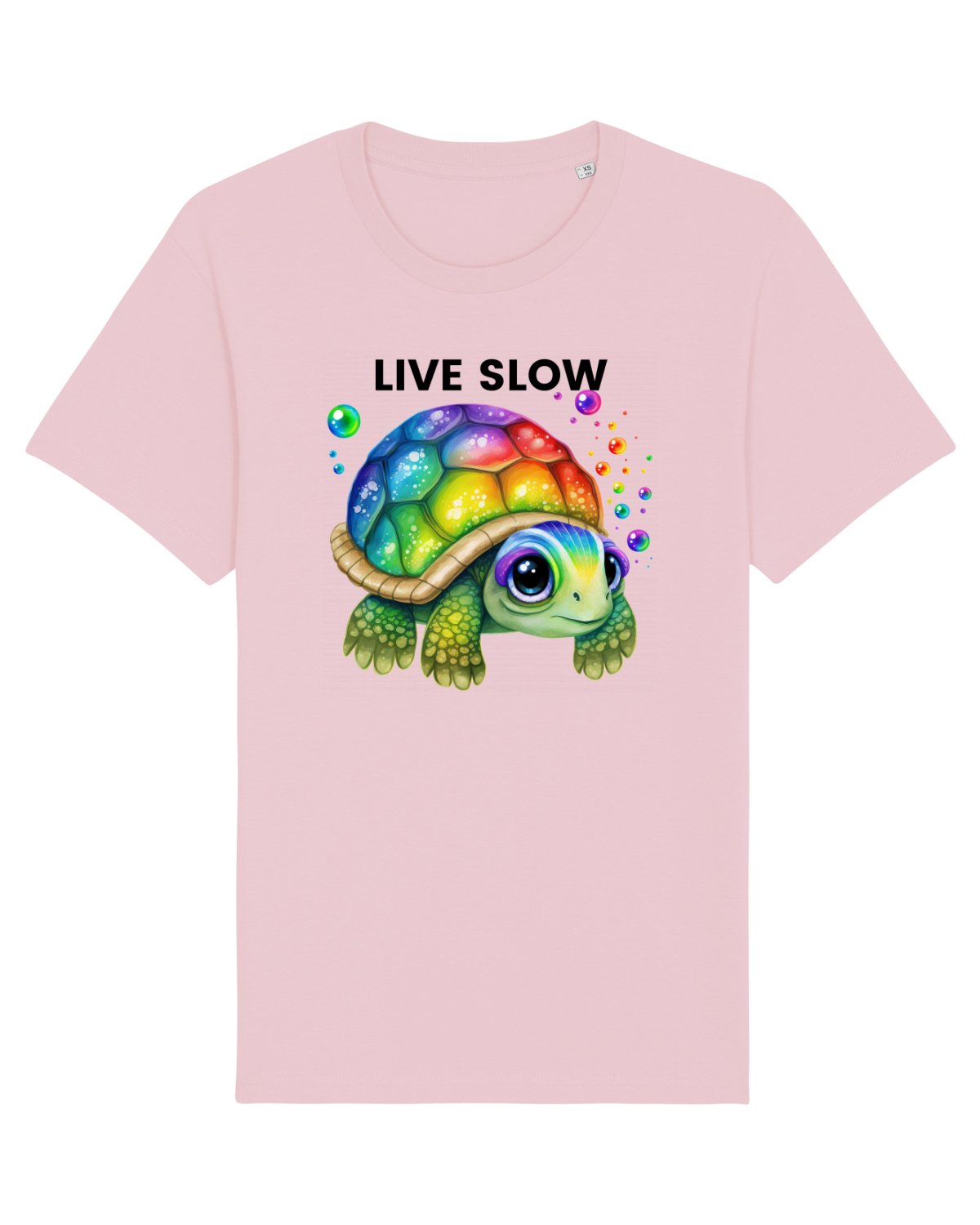 Tricou mânecă scurtă Unisex Rocker Cotton Pink