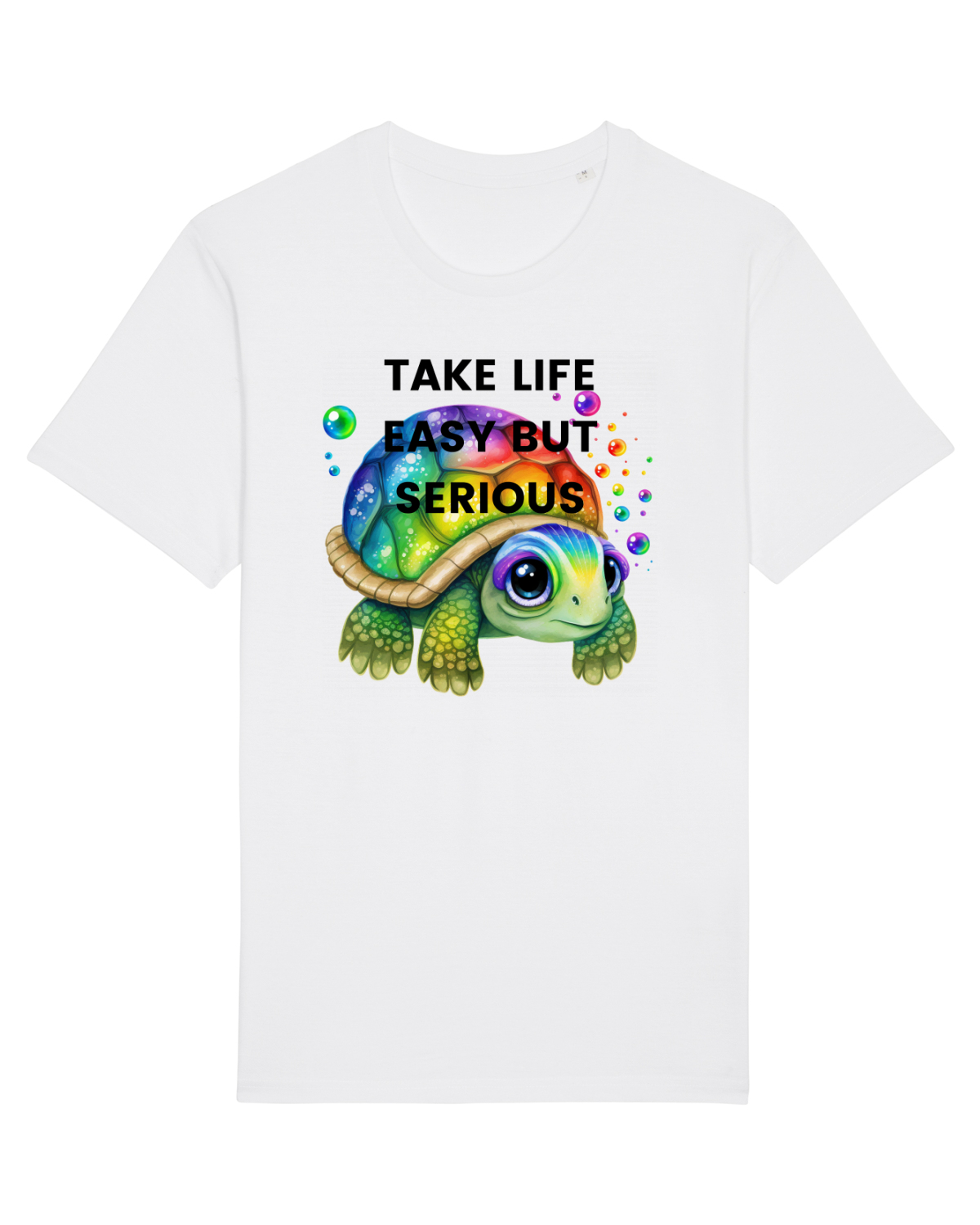 Tricou mânecă scurtă Unisex Rocker White