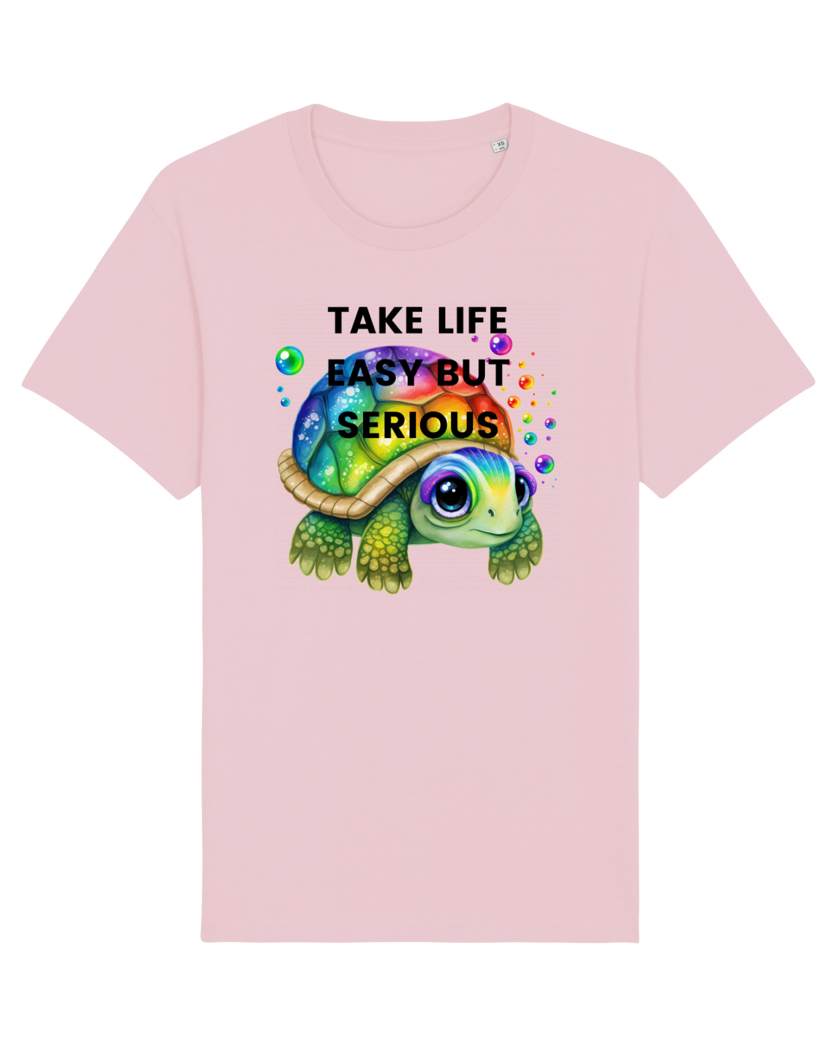 Tricou mânecă scurtă Unisex Rocker Cotton Pink