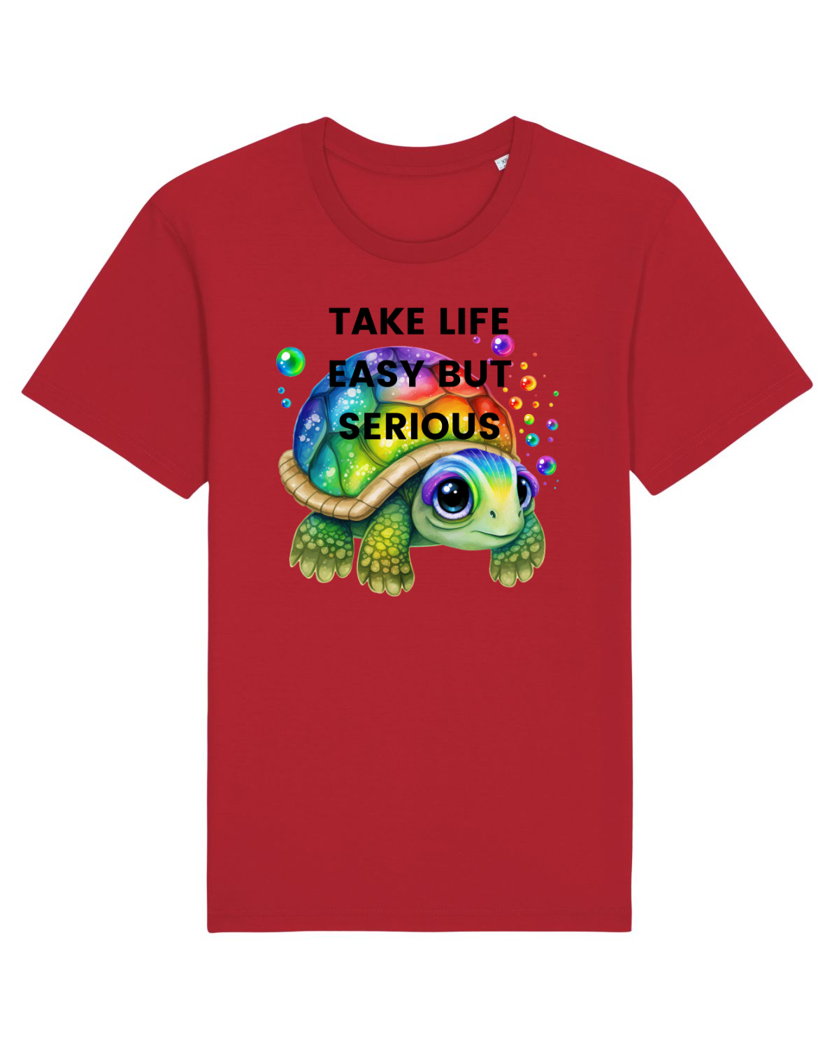 Tricou mânecă scurtă Unisex Rocker Red