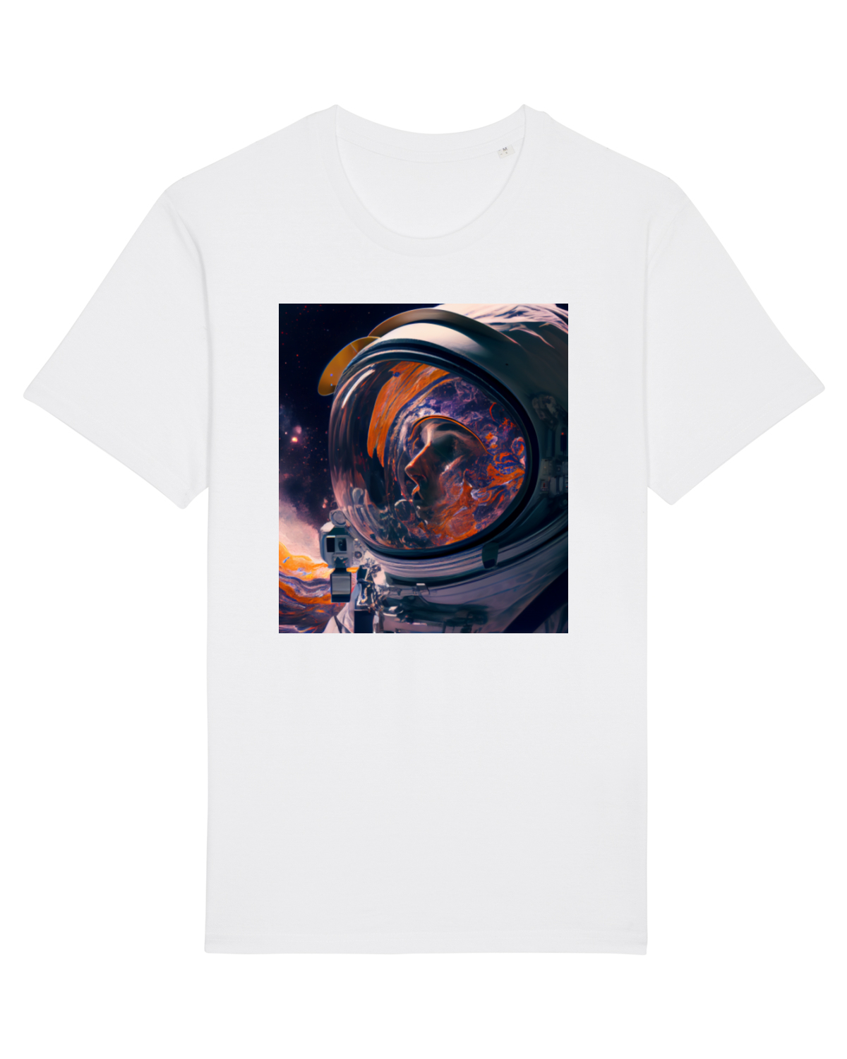 Tricou mânecă scurtă Unisex Rocker White