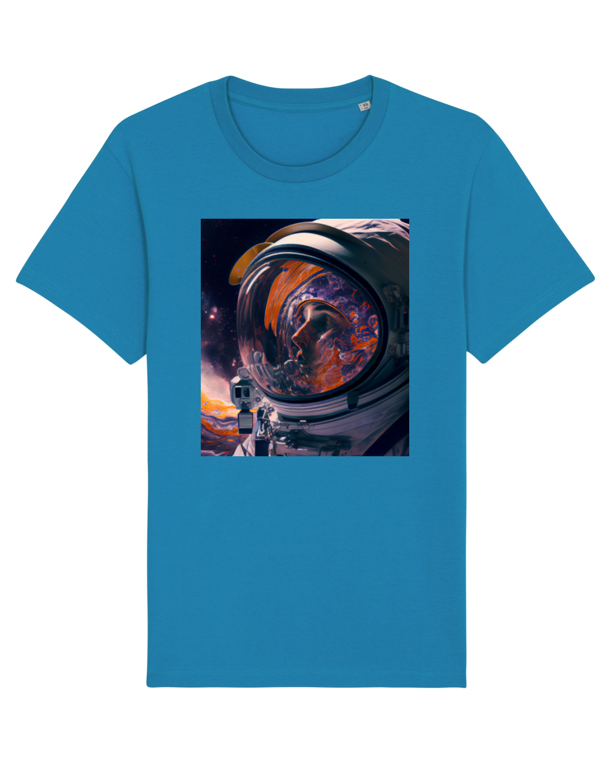 Tricou mânecă scurtă Unisex Rocker Azur