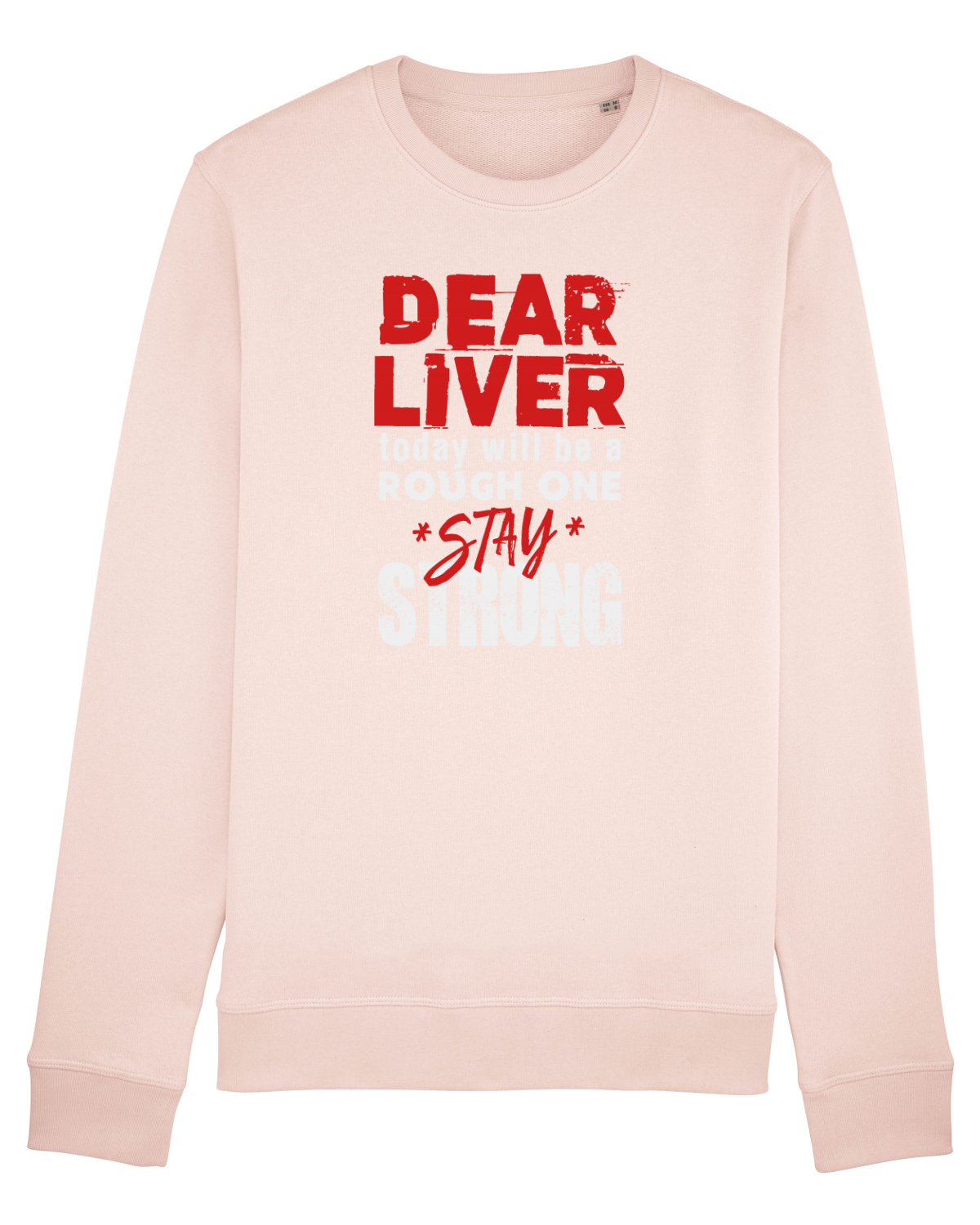 Bluză mânecă lungă Unisex Rise Candy Pink