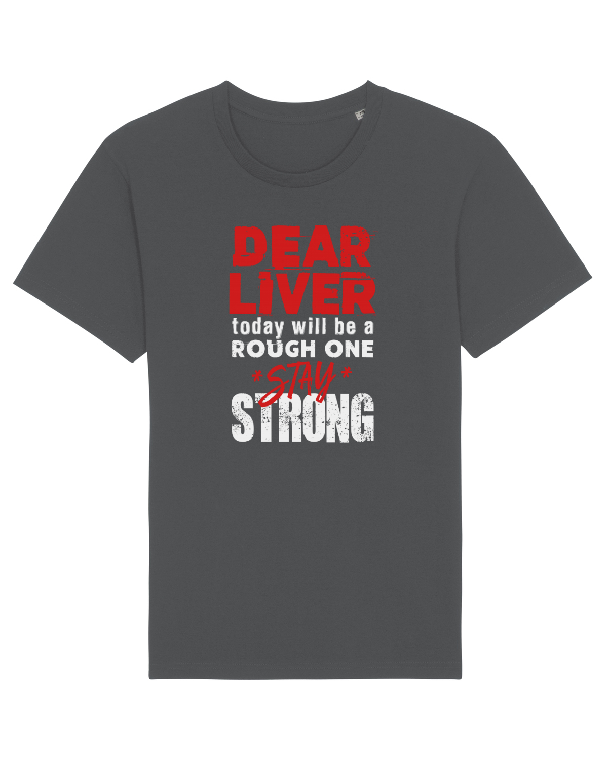 Tricou mânecă scurtă Unisex Rocker Anthracite