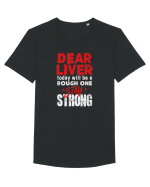 Dear Liver Tricou mânecă scurtă guler larg Bărbat Skater