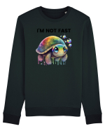 Broasca testoasa pictata in acuarela cu mesajul I'm not fast Bluză mânecă lungă Unisex Rise