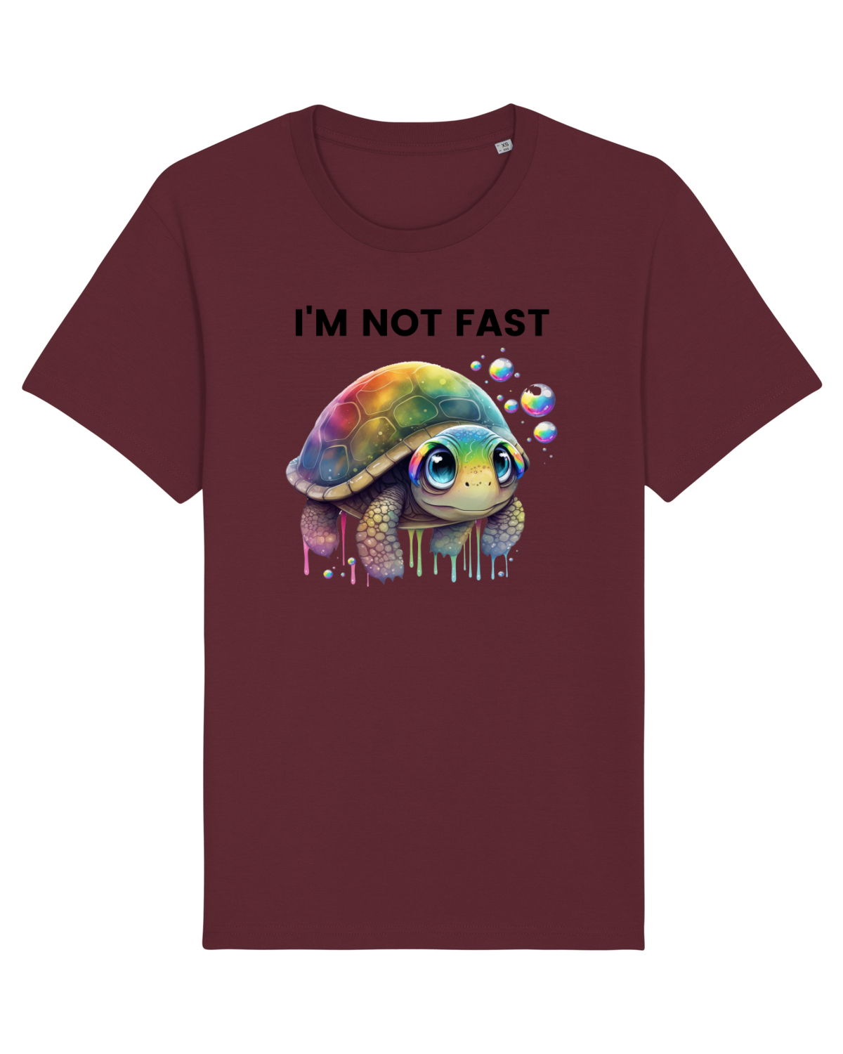 Tricou mânecă scurtă Unisex Rocker Burgundy