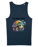 Broasca testoasa pictata in acuarela cu mesajul I'm not fast Maiou Bărbat Runs