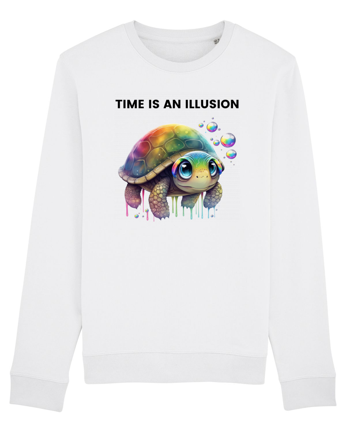 Bluză mânecă lungă Unisex Rise White