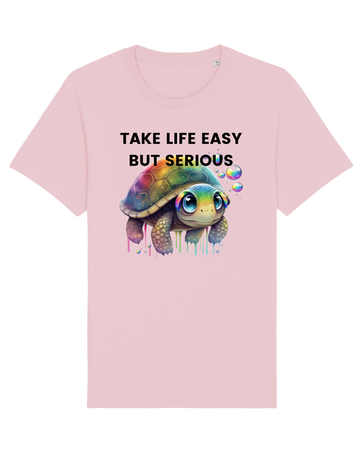 Tricou mânecă scurtă Unisex Rocker Cotton Pink