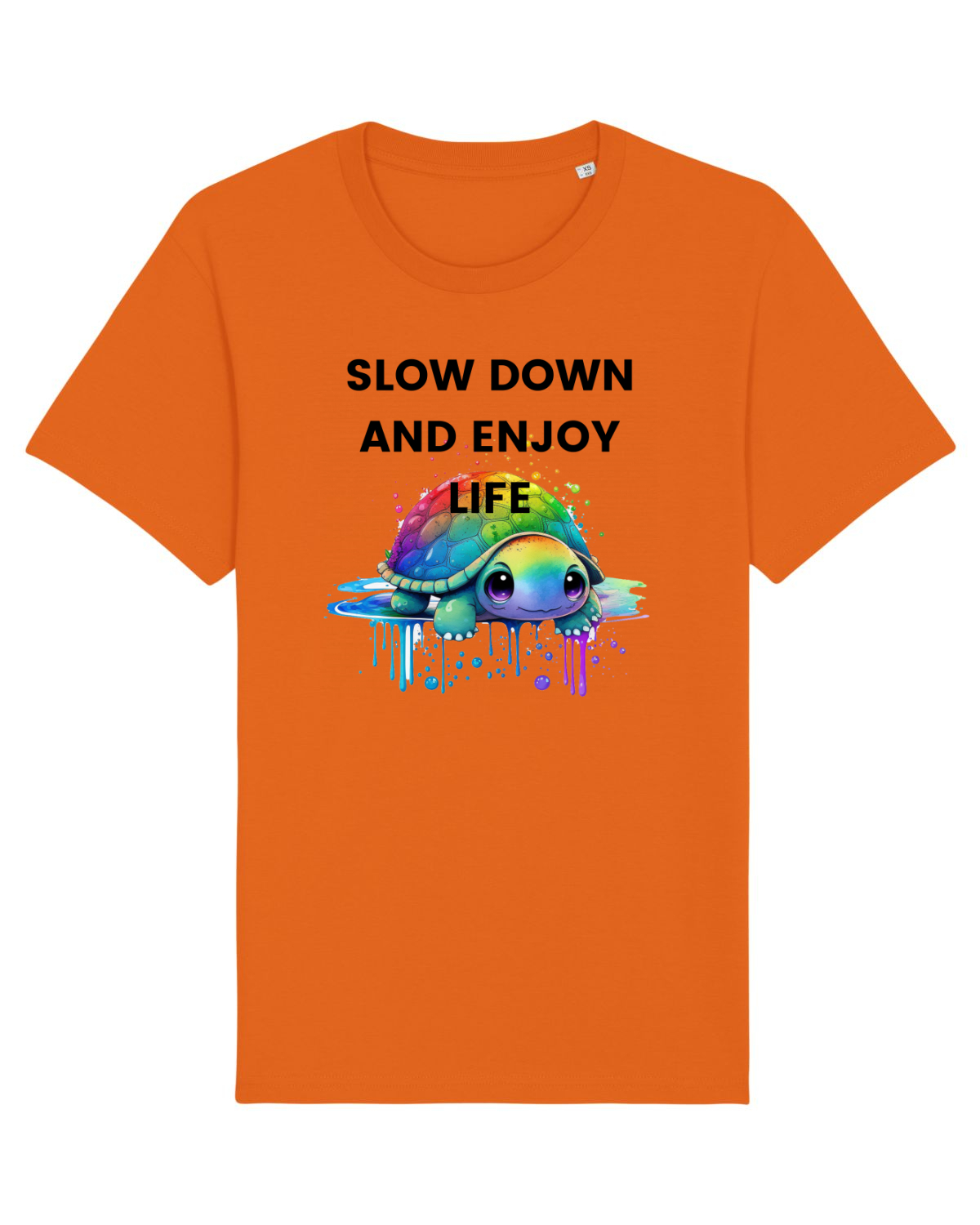 Tricou mânecă scurtă Unisex Rocker Bright Orange