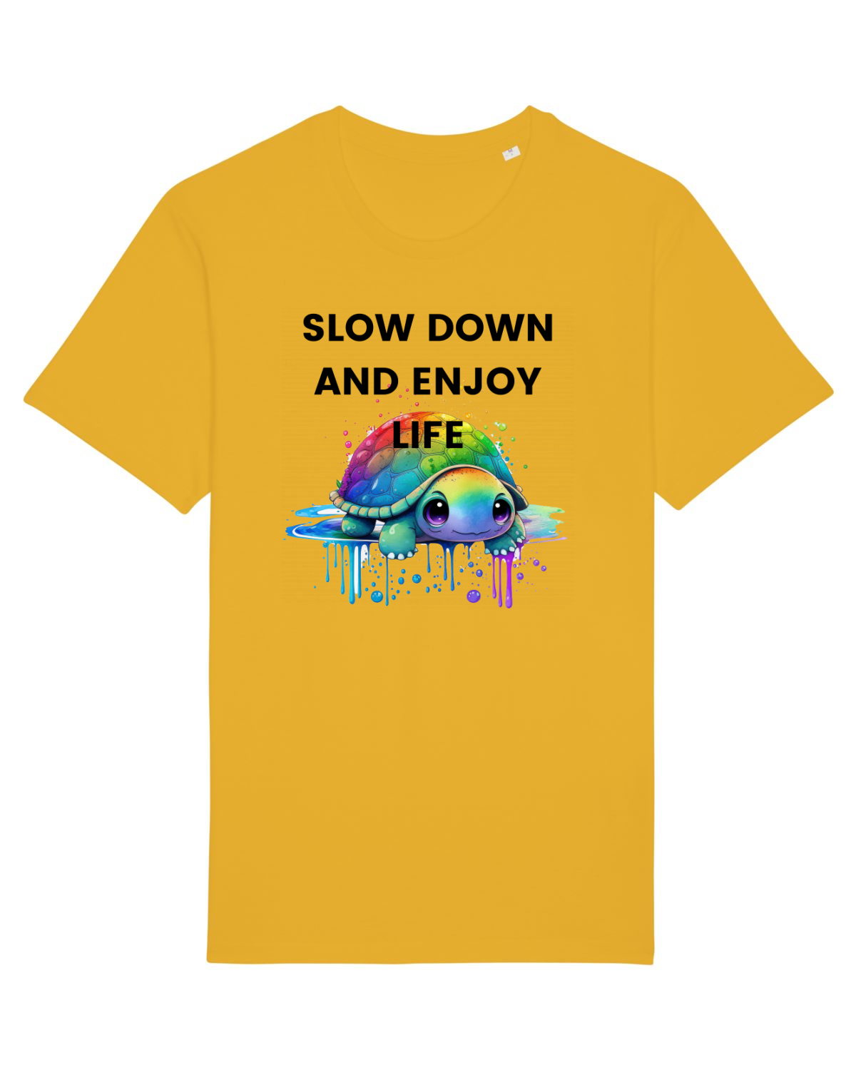 Tricou mânecă scurtă Unisex Rocker Spectra Yellow