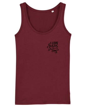 I love Jesus Burgundy