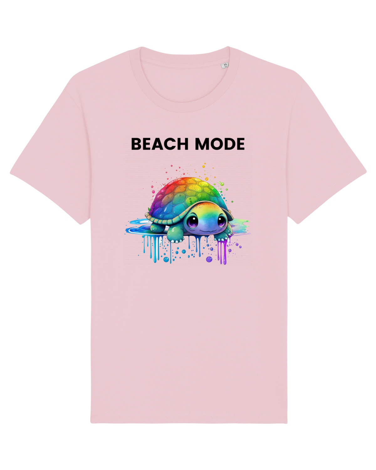 Tricou mânecă scurtă Unisex Rocker Cotton Pink