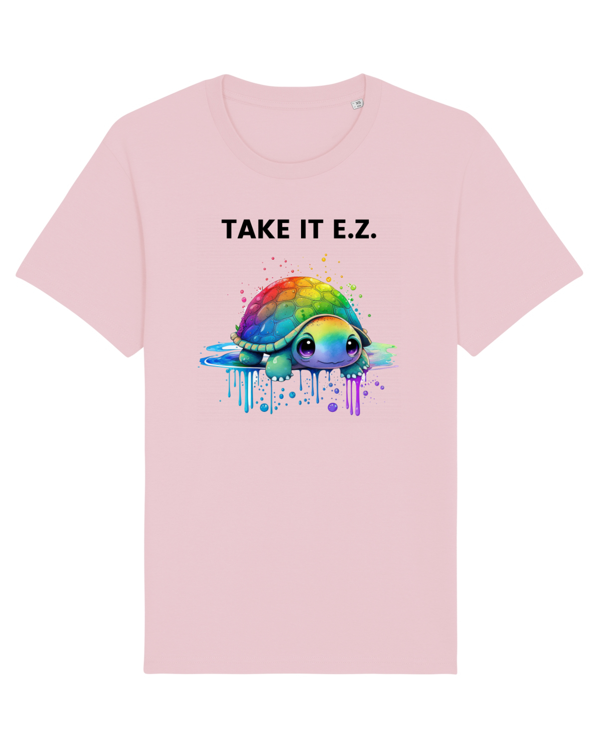 Tricou mânecă scurtă Unisex Rocker Cotton Pink