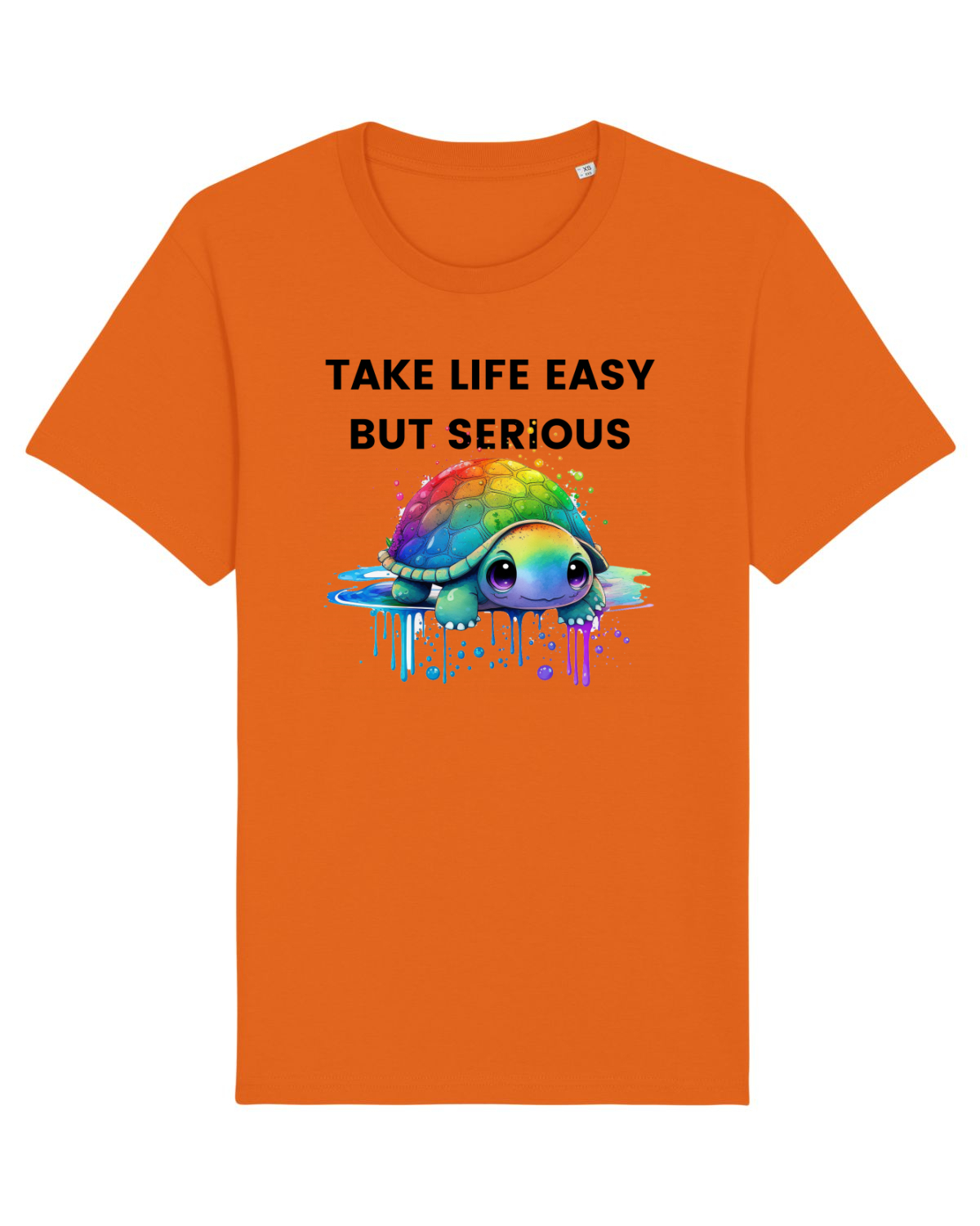 Tricou mânecă scurtă Unisex Rocker Bright Orange