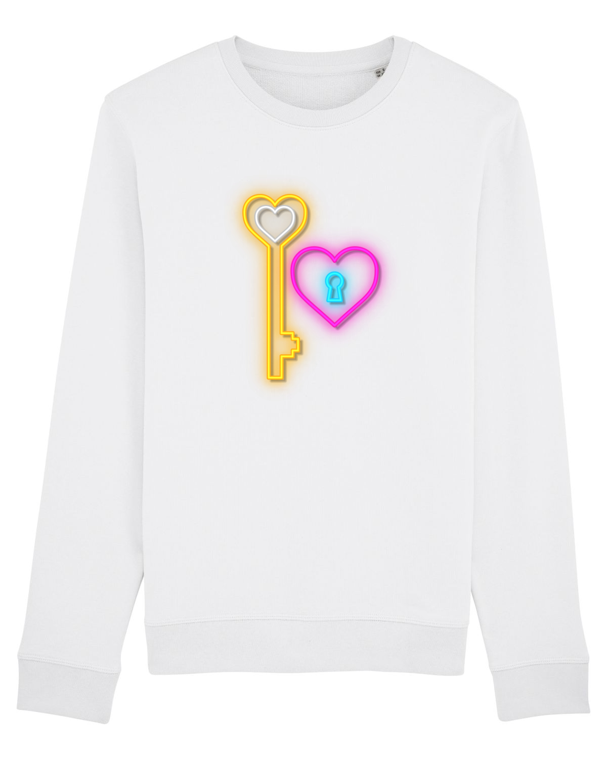 Bluză mânecă lungă Unisex Rise White
