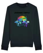 Broasca testoasa pictata in acuarela cu mesajul Jogging Turtle Bluză mânecă lungă Unisex Rise