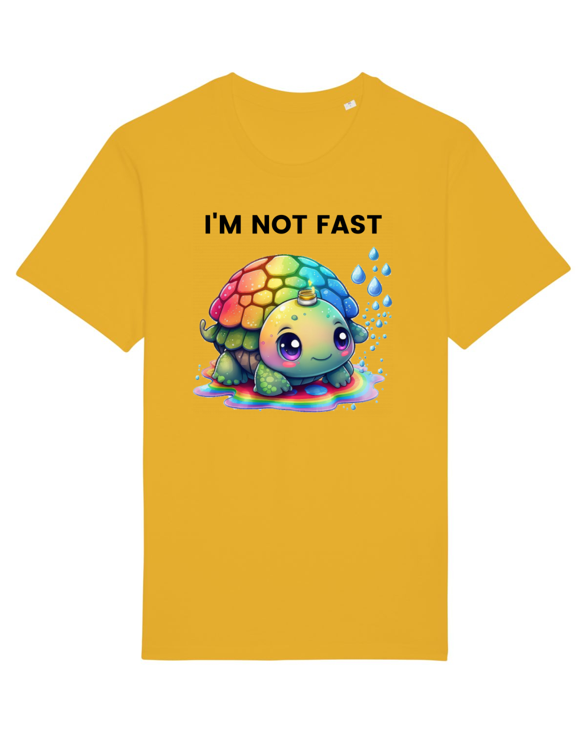 Tricou mânecă scurtă Unisex Rocker Spectra Yellow