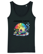 Broasca testoasa pictata in acuarela cu mesajul Jogging Turtle Maiou Damă Dreamer
