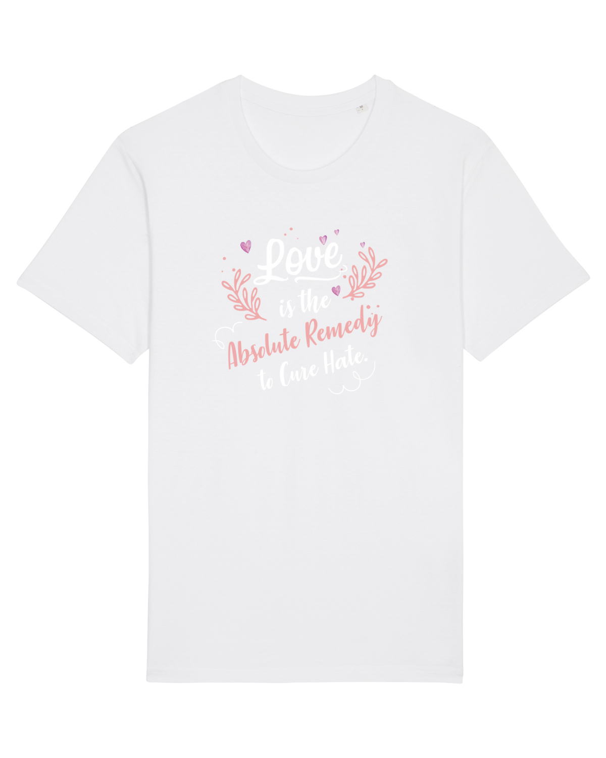 Tricou mânecă scurtă Unisex Rocker White